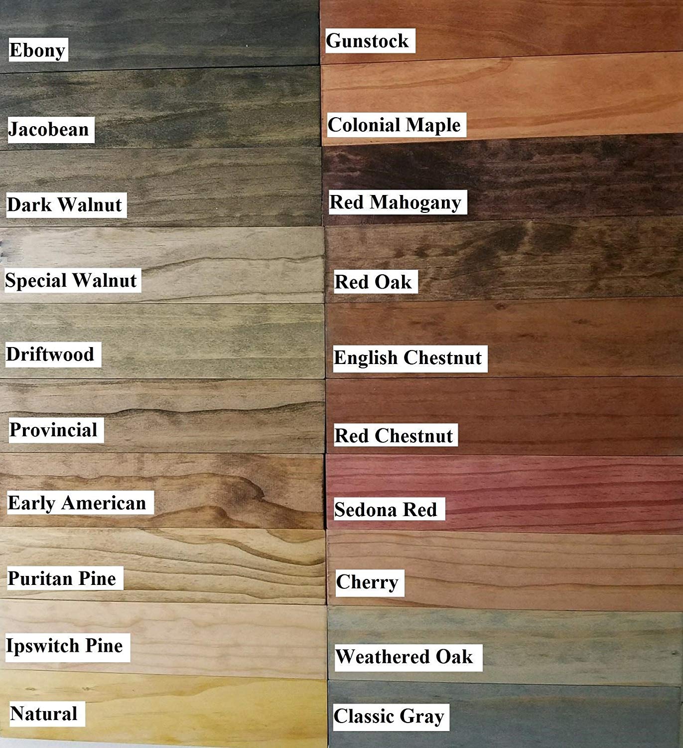 Various wood types and colors available for the Custom Bottom Brace Interior Barn Door