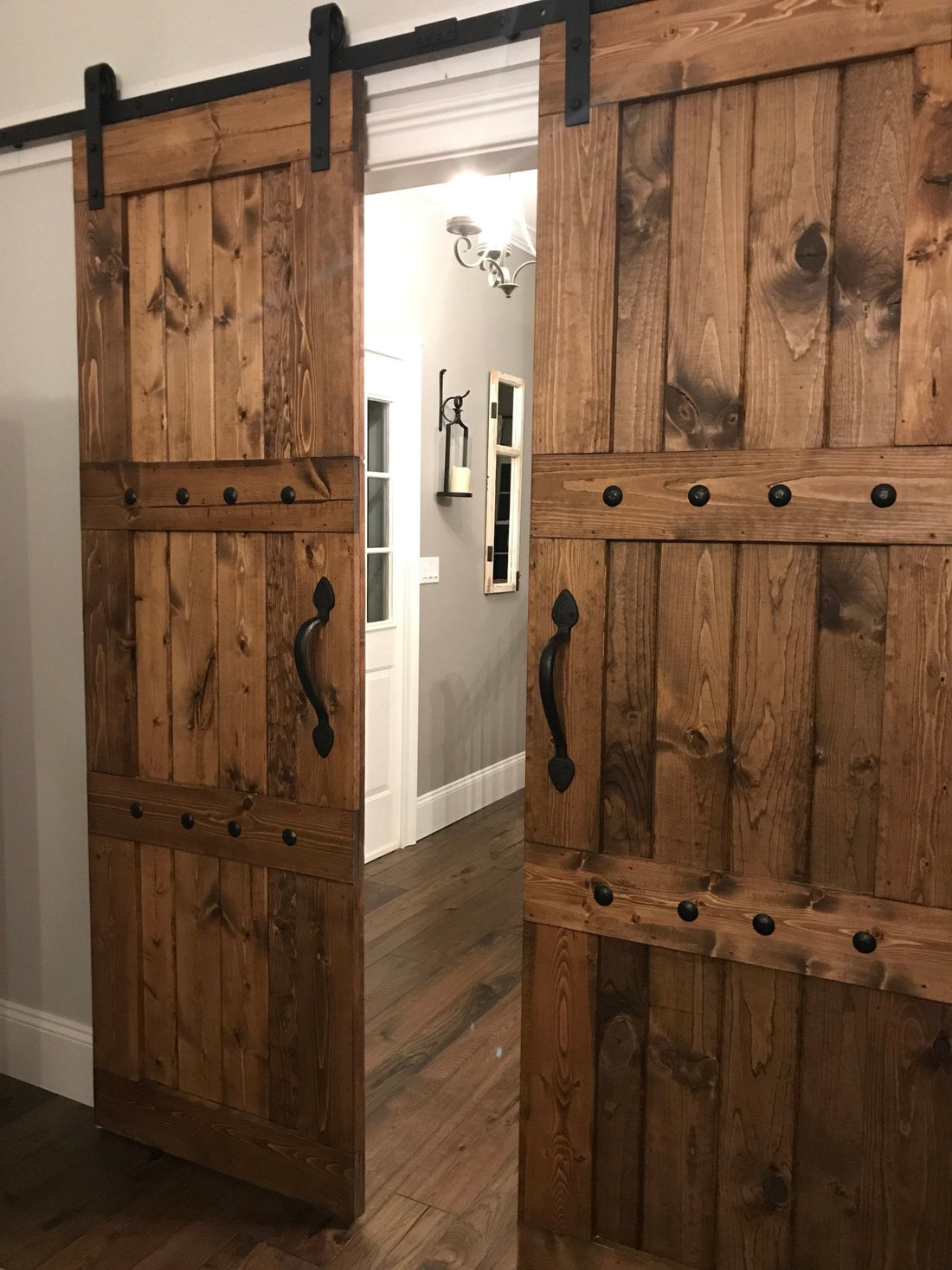 Custom Rustic Double Barn Door Package – NW WoodenNail