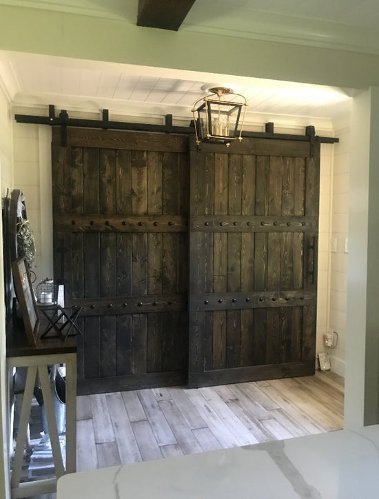 Horizon Bypass Style Barn Door Packages - NW WoodenNail